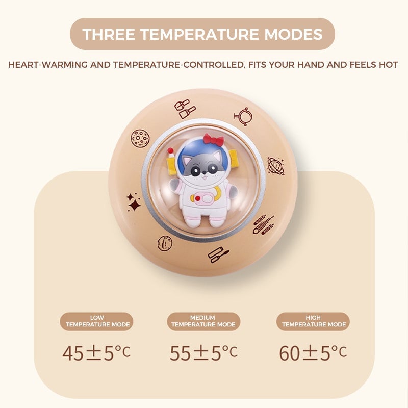 (🎄2022 Christmas Hot Sale- 49% OFF)Cartoon Cute Hand-warming Makeup Mirror-Buy 2 Free Shipping