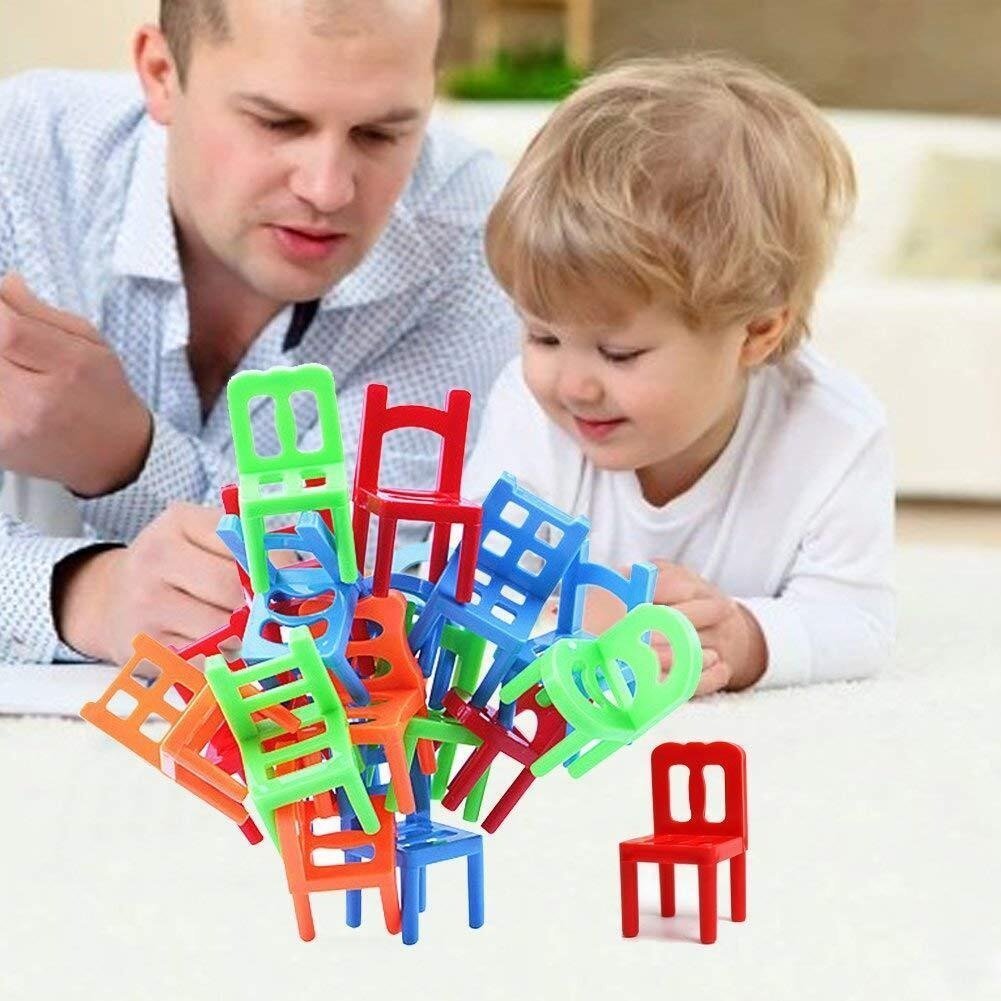 (🎄Early Christmas Sale - 50% OFF) 🔥Chairs Stacking Tower Balancing Game - 🚚Buy 2 Get Free Shipping