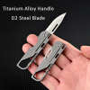 Multifunctional keychain knife