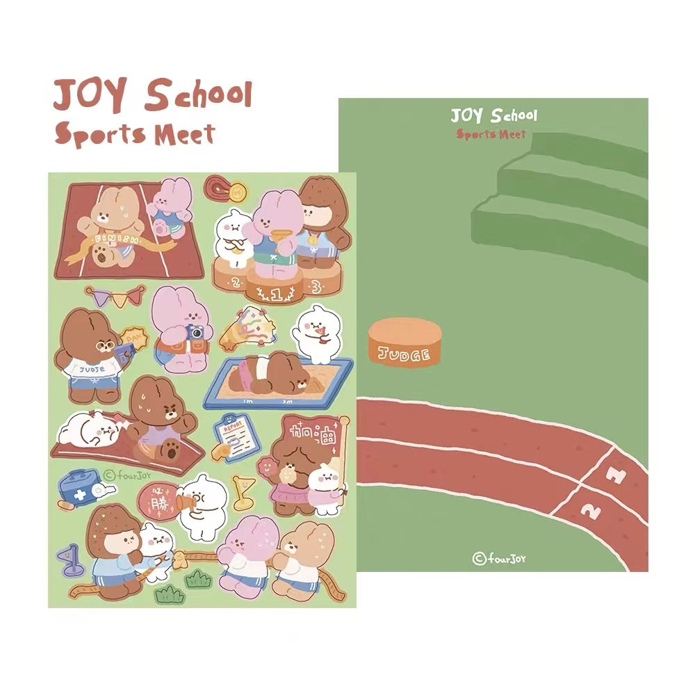 School Life Sticker Scene|Back to School|Classroom|Sport Meet