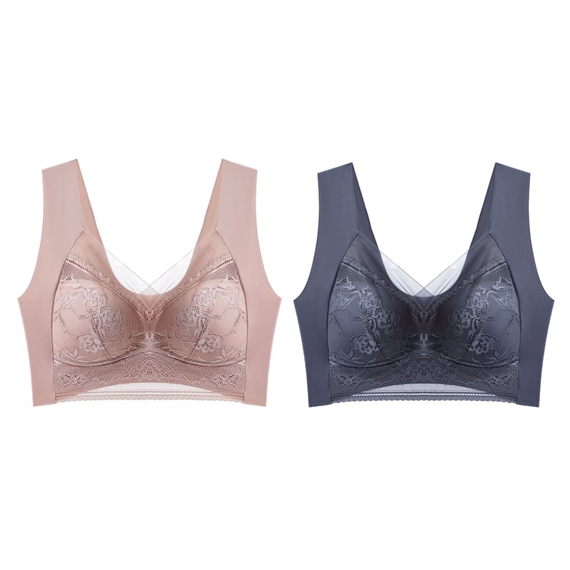 🔥Last Day Buy 1 Get 2 Free🔥Women’s Lace Silk Push Up Bra