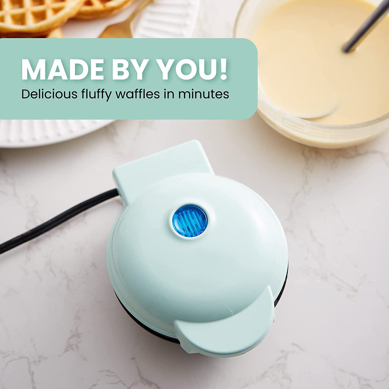 🔥NEW YEAR 2024 SALE 50%🎁 Mini waffle maker