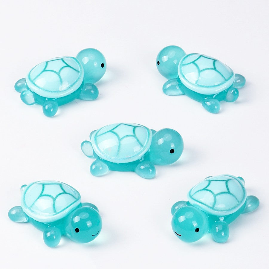 Turtle Lucky Bag Cartoon luminous Mini Turtle Ornaments, DIY Ocean landscape Decoration