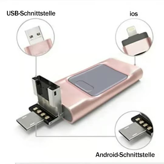 🏆 4-in-1-Hochgeschwindigkeits-USB-Multi-Drive-Flash-Laufwerk⚡️