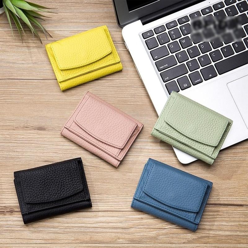 🥰Summer Sale 💐Handmade Leather RFID Wallet