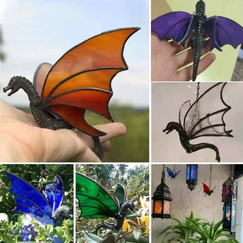 Handmade Colorful Hanging Dragon Decoration