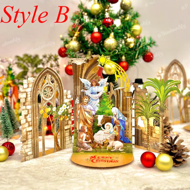 🎅Early Christmas Promotion 50% OFF🎄3D Christmas Scene Greeting Card