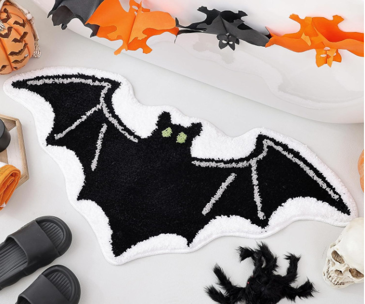 🔥👻2024 Halloween Bath Mat Ghost Tufted Rug