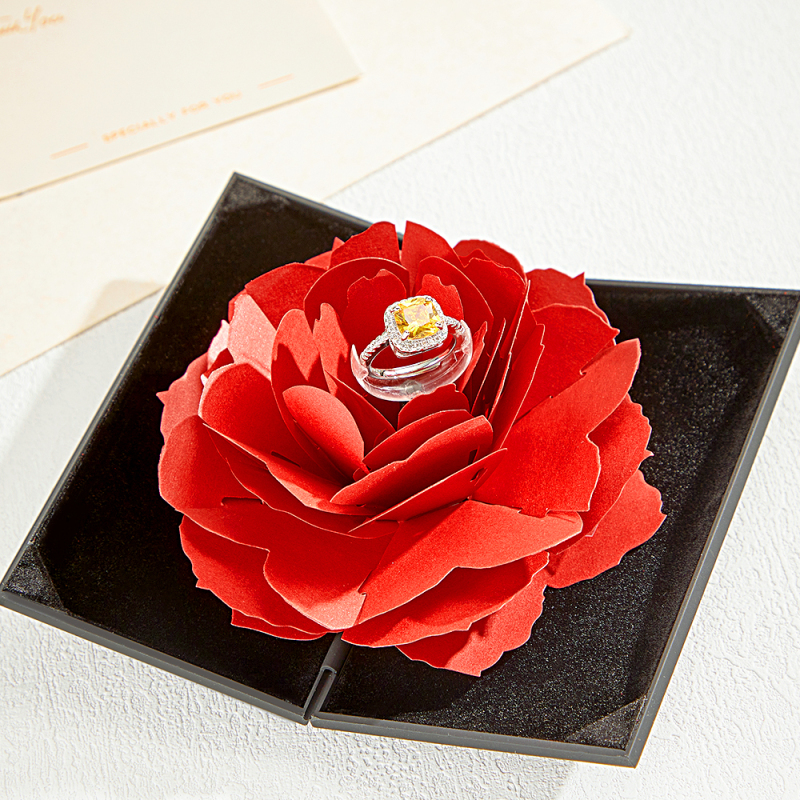 💖Valentine's Day Sale - 50%🎁3D Love Box Rose Flower