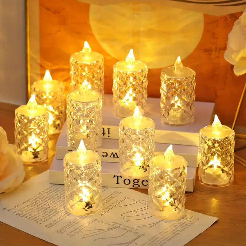 ON SALE🔥3pcs/SET Crystal Flameless Candle Light-Buy 4 Sets Free Shipping