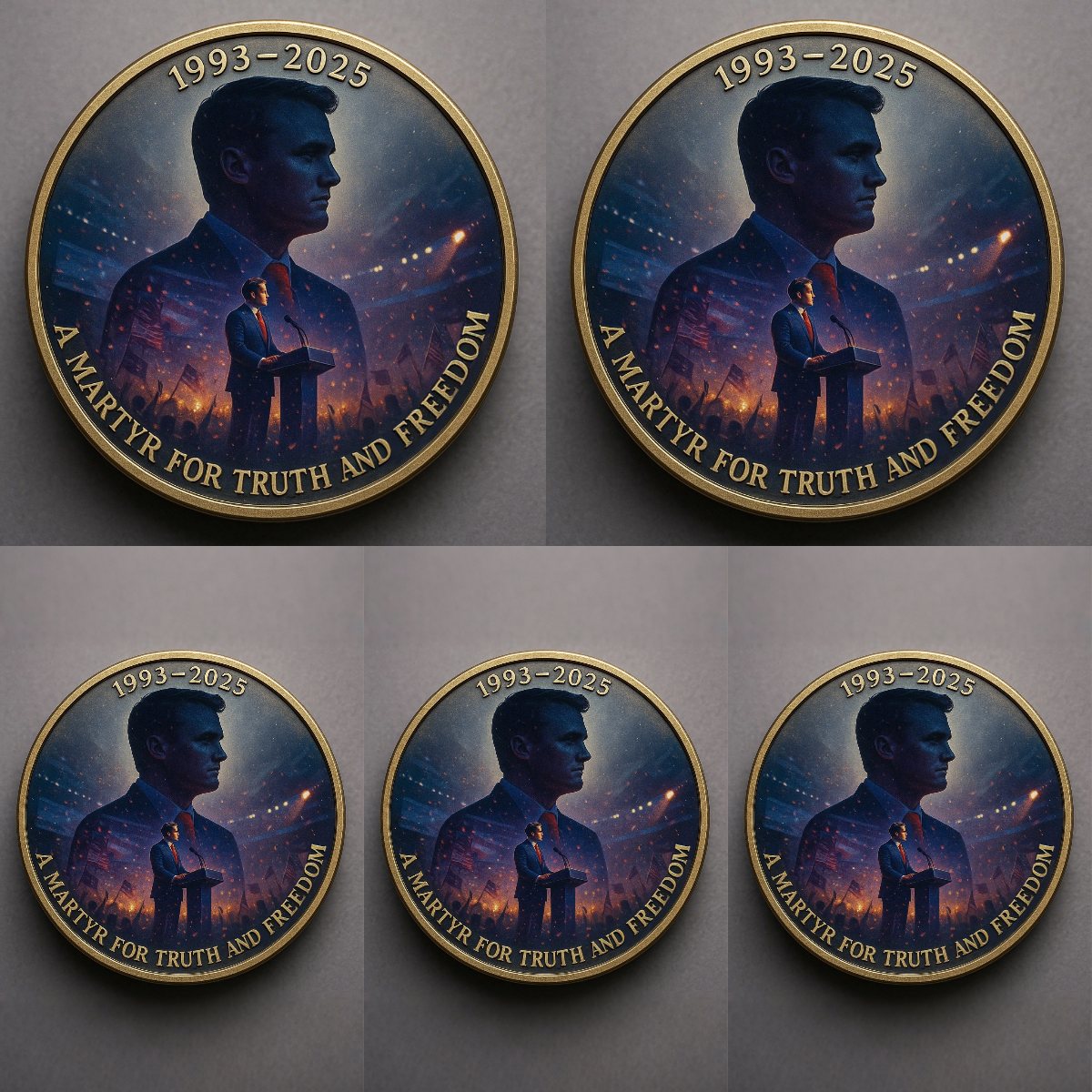 🙏60% OFF For Charlie's Fans - 🎗️🕊️Charlie Kirk's Speech Memorial Coin