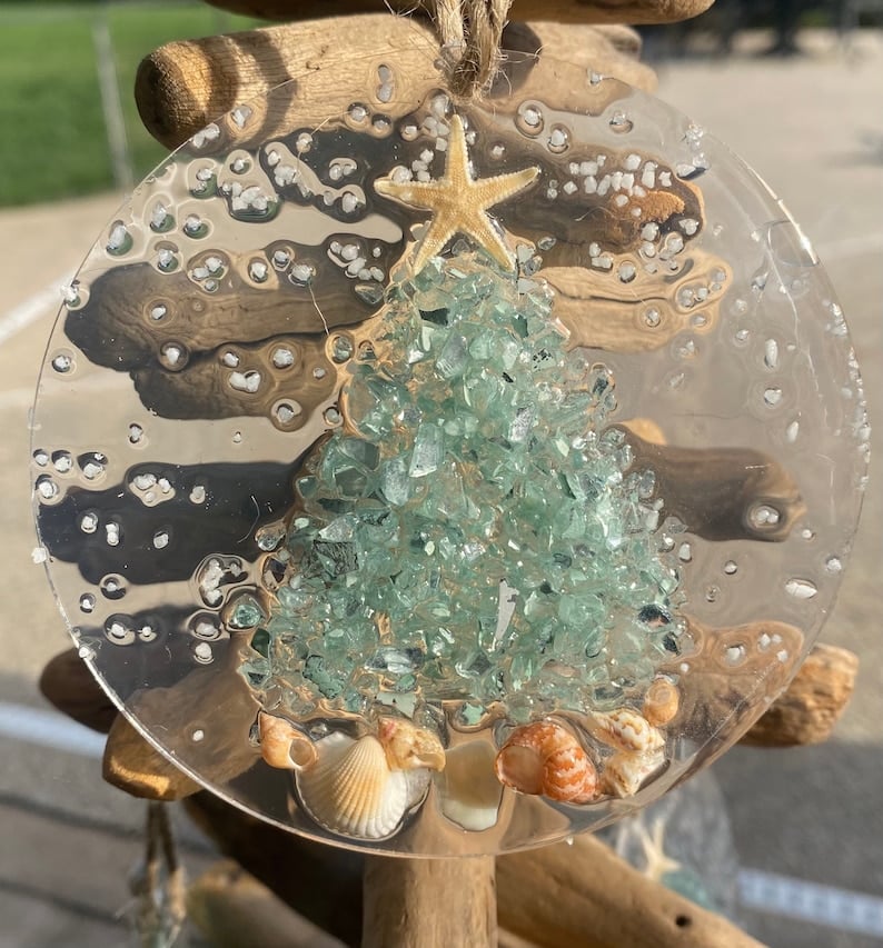 🌊Coastal Christmas Ornament