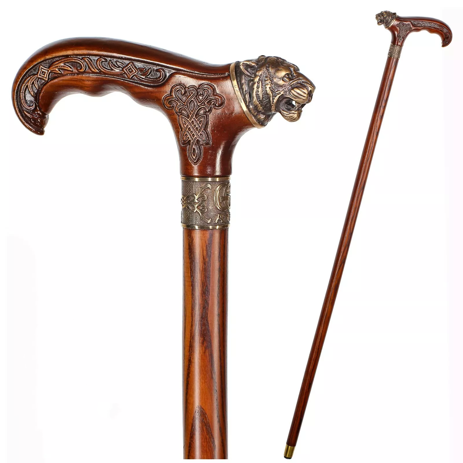 Designer Art Wooden Cane Walking Stick