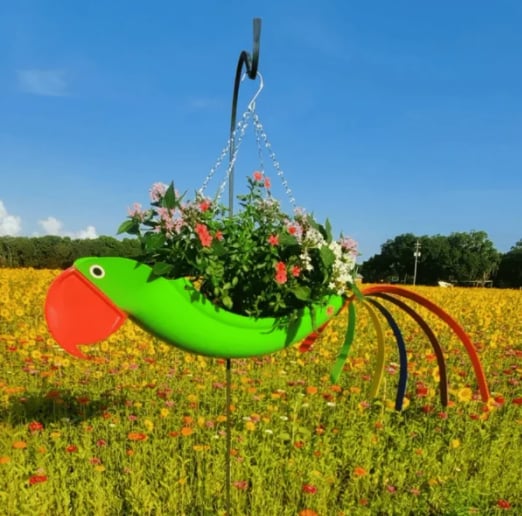 (Last Day Promotion - 50% OFF) Colorful Bird Hanging Planter, BUY 2 FREE SHIPPING