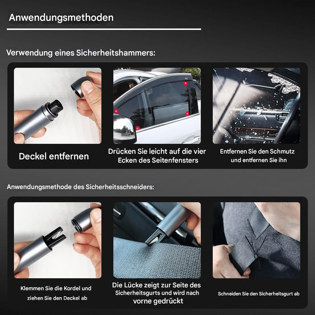 🔥Letzter Tag 50% RABATT-Sicherer Hammer-Glasbrecher unter Wasser