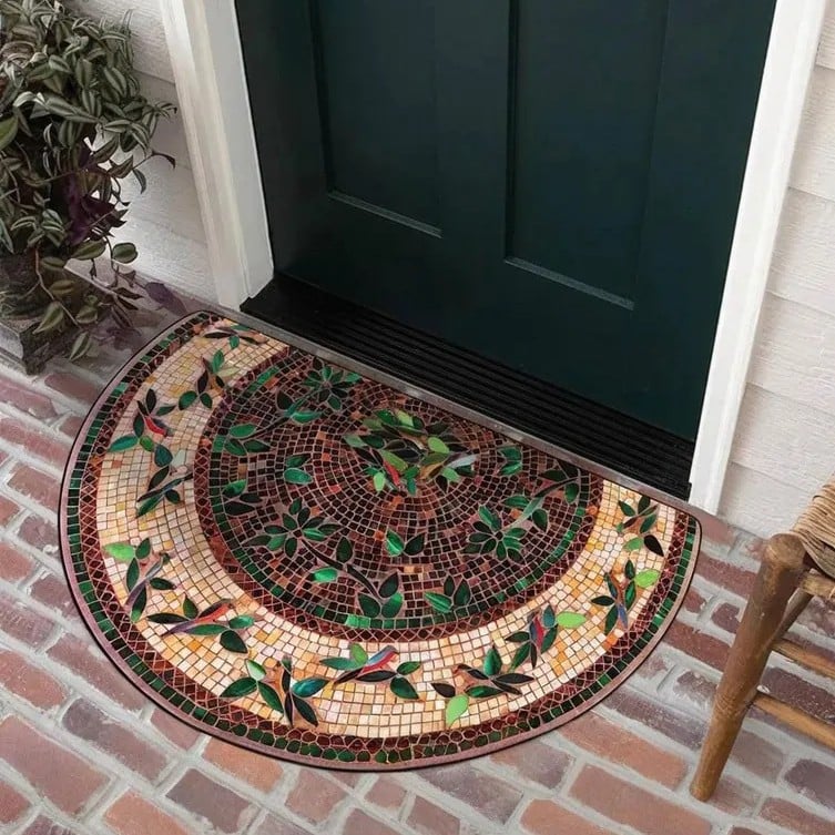 🎁TikTok Last Day Sale - 70% OFF💖Boho Style Semicircular Door Mat - Non Slip Soft Floor Carpet