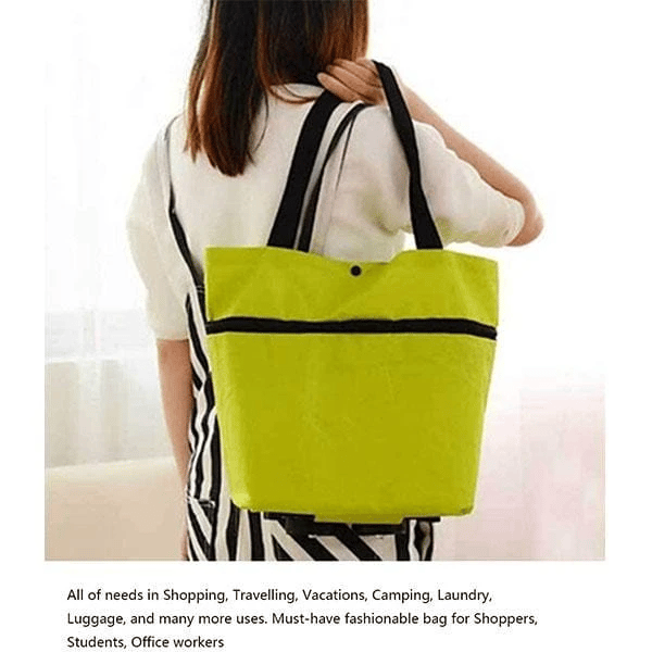 (❤️Hot Sale 50% OFF) - Foldable Shopping Trolley Tote Bag, Buy 2 Get 10% OFF