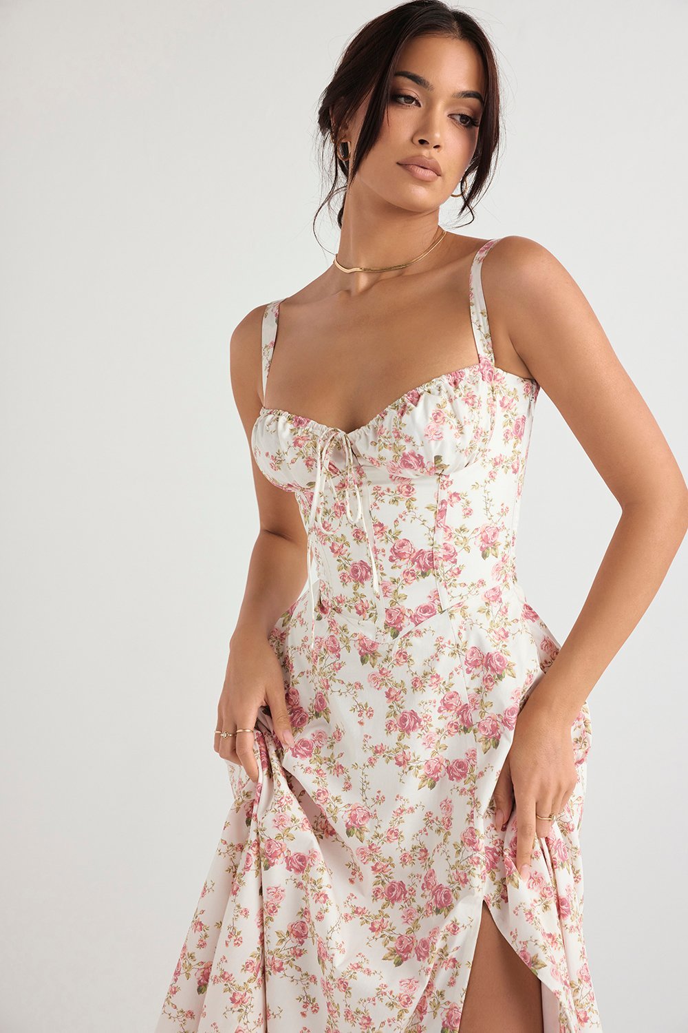 (🔥Last Day Promotion 50% OFF) CARMEN PRINT BUSTIER SUNDRESS - Buy 2 Get Extra 10% OFF & Free Shipping