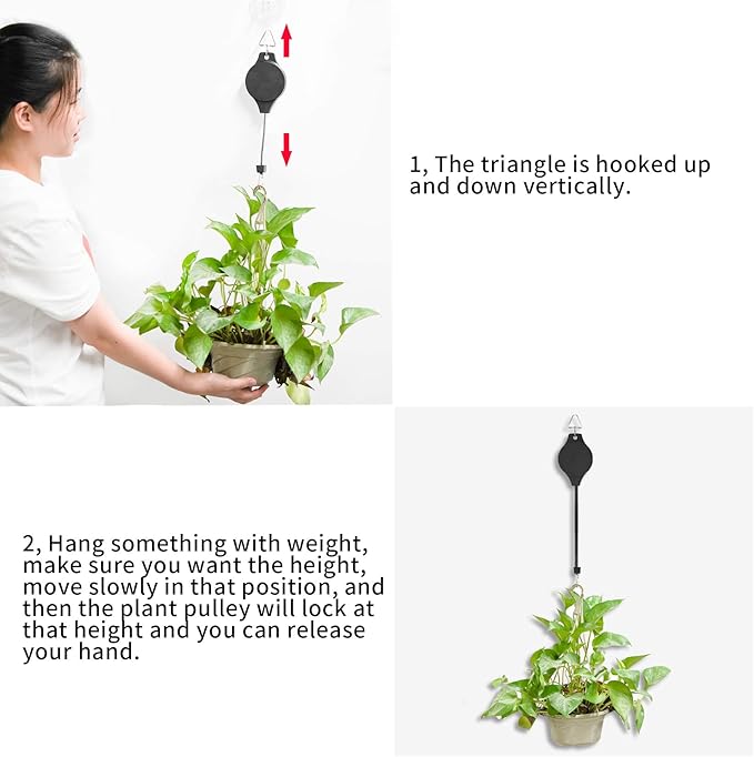 Retractable Hook For Garden Baskets Pots, Birds Feeder👍👍buy4 get 20 yuan off (free shipping) for a better deal