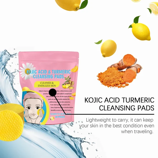 💥LAST DAY PROMOTION 60% OFF💥Turmeric Kojic Acid Cleansing Pads