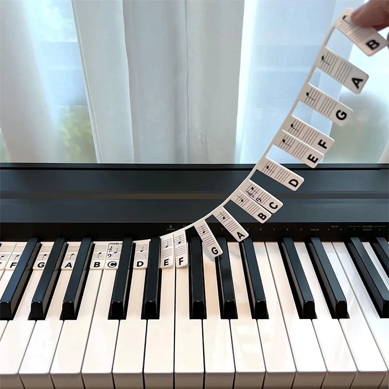 🎁 49% OFF🔥🔥--🎄Removable Piano Keyboard Note Labels