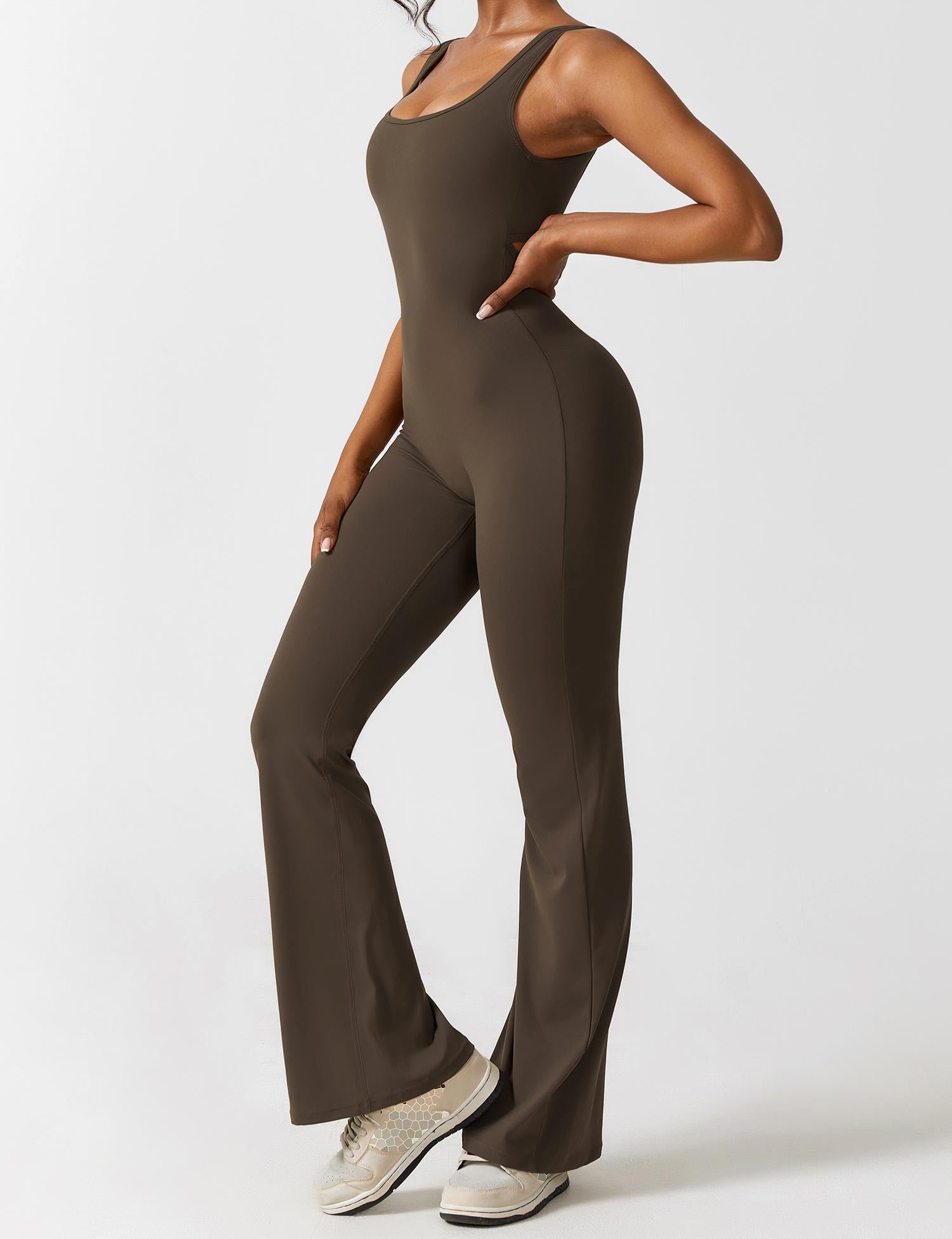 💕MOTHER'S DAY 70% OFF🔥 V-Back Flared Jumpsuit (Buy 2 Free Shipping)