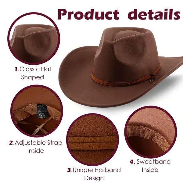 🔥Last Day 70% OFF-2025 New Ultralight Western Cowboy Hat-🎁BUY 2 FREE SHIPPING