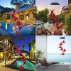 Mother's Day Limited Time Sale 70% OFF💓Patio Solar Hummingbird Wind Chimes Butterfly Landscape Lights