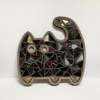 Black Cat DIY Mosaic Kit craft kit box kitten craft for kids and adults Home Decor gift