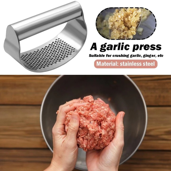 (🔥LAST DAY PROMOTION - SAVE 49% OFF) Stainless Steel Garlic Presser(Buy 3 Get 1 Free Now)