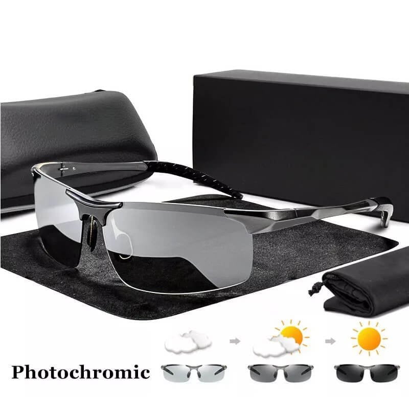 (Last Day Promotion - 50% OFF) 2023 Men's Photochromic Sunglasses with Anti-glare Polarized Lens, BUY 2 FREE SHIPPING
