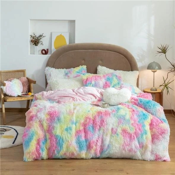 (🎅EARLY XMAS SALE - 50% OFF) Fluffy Blanket With Pillow Cover - Free Shipping Today