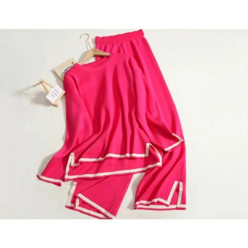 [Last Day Promotion] Classy Elastic Knit Lounge Set (LIMITED TIME FREE SHIPPPING)