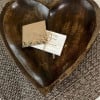 ❤️ Heart Prayer Bowl – Rustic Religious Gift with Prayer Cards