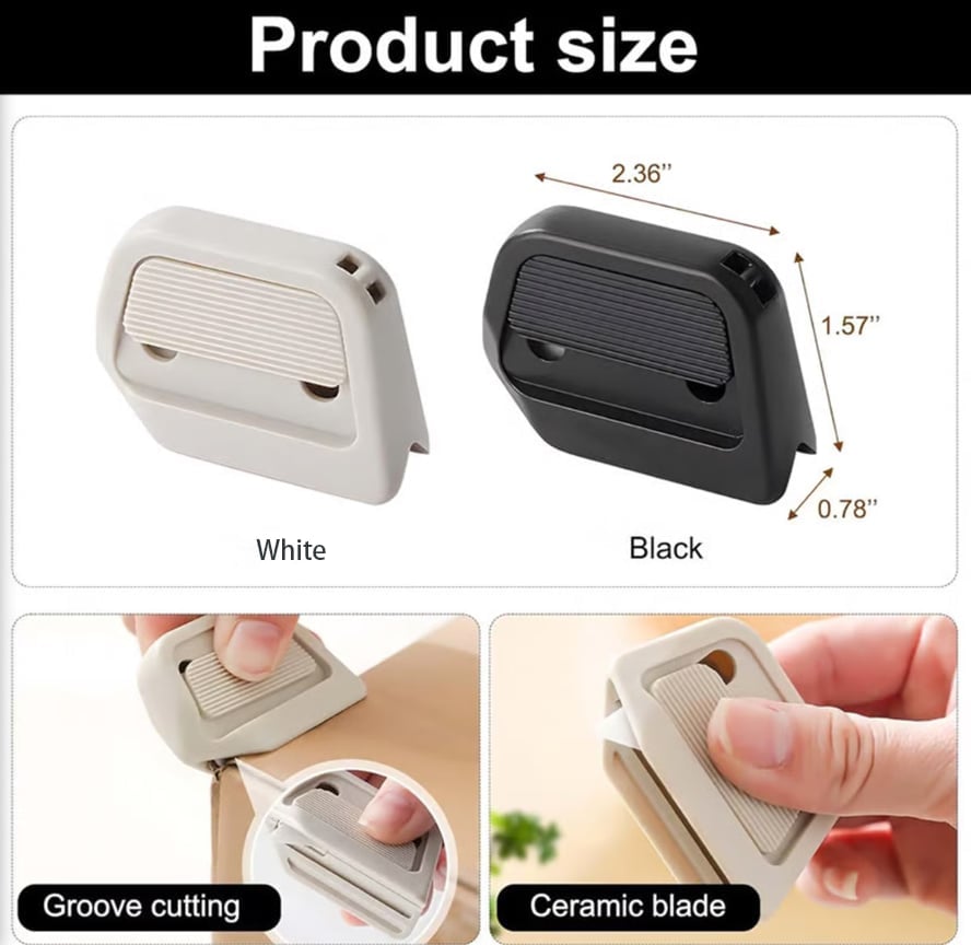 🎁TikTok Last Day Sale - 70% OFF🎉Magnetic Retractable Box Cutter - Safety Lock Utility Knife with Built-in Magnet for Easy Storage & Quick Access
