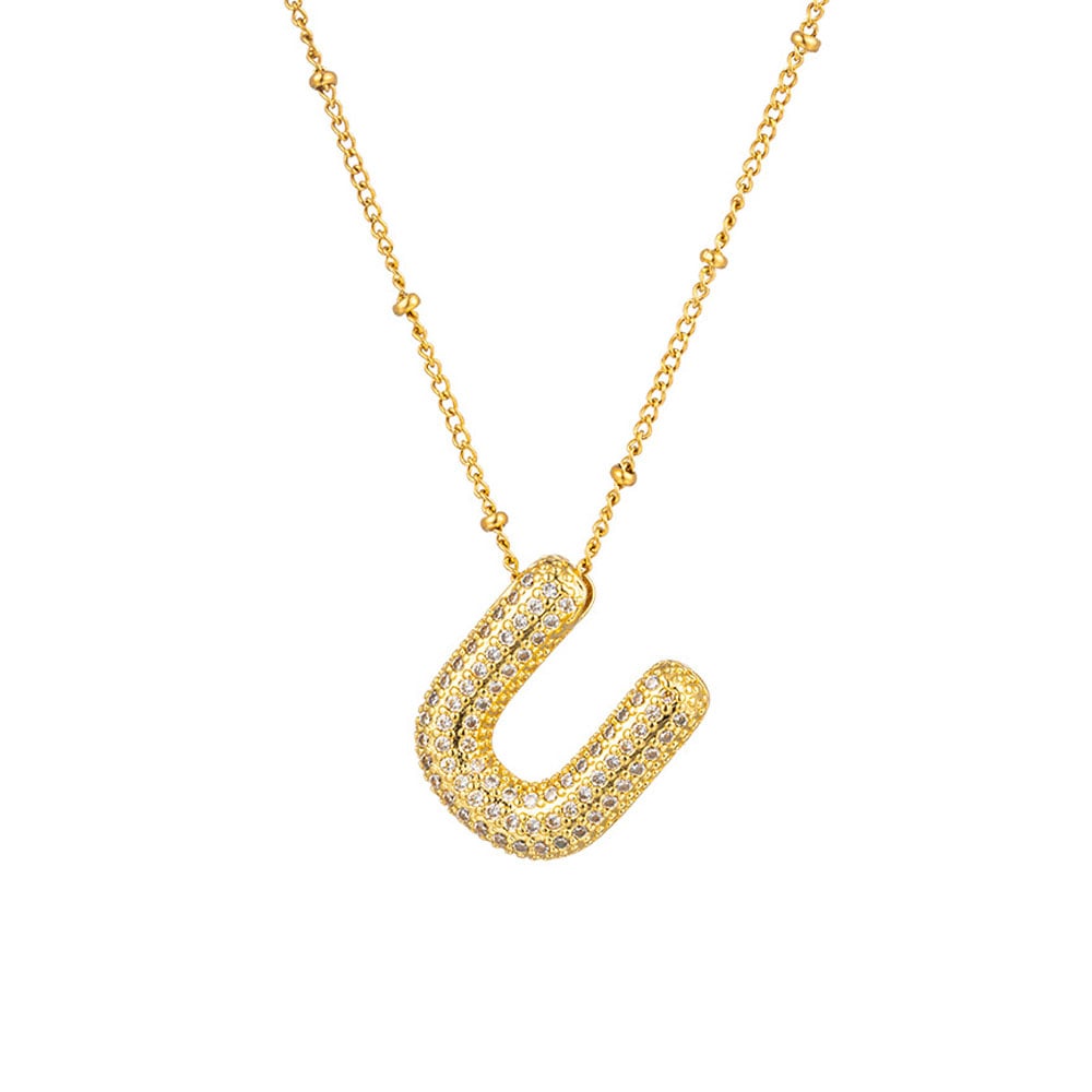 🔥Last Day Promotion 48% OFF-🎁-Initial Bubble Necklace