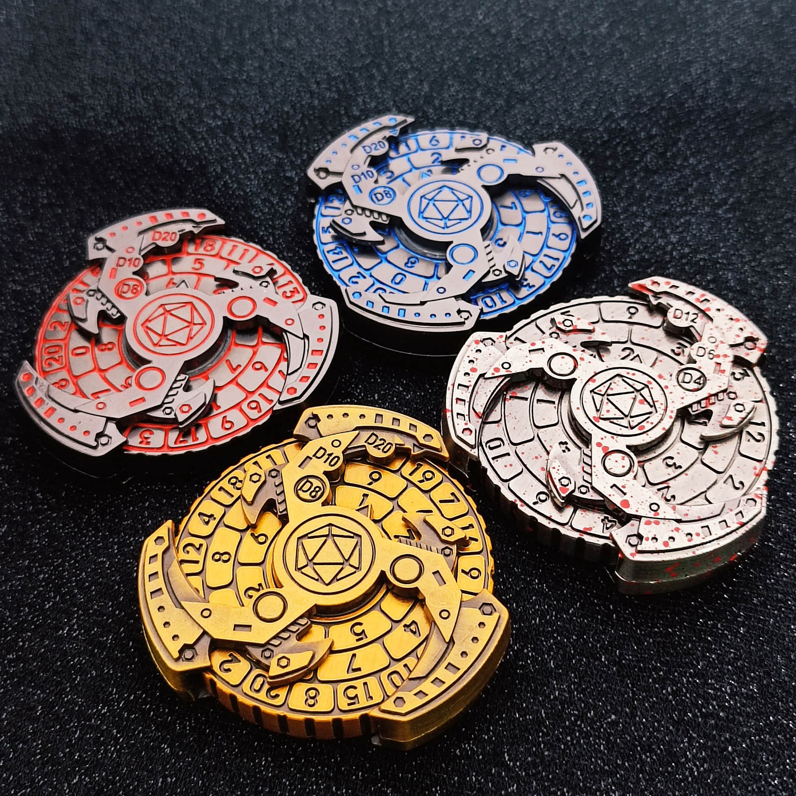 🔥LAST Day Clearance Sale 75% OFF-🔥-Dungeons and Dragons Metal Dice Spinner（Buy 2 Get FREE SHIPPING)