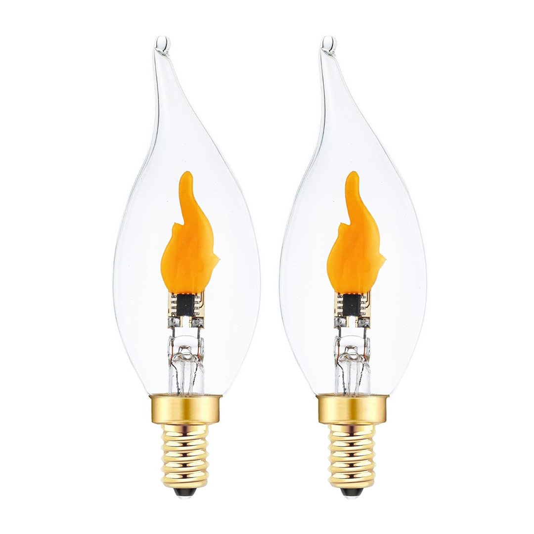 🔥Last Day Promotion 50% OFF🔥LED Flickering Flame Decoration Light Bulbs -Perfect Ambiance for Halloween Christmas