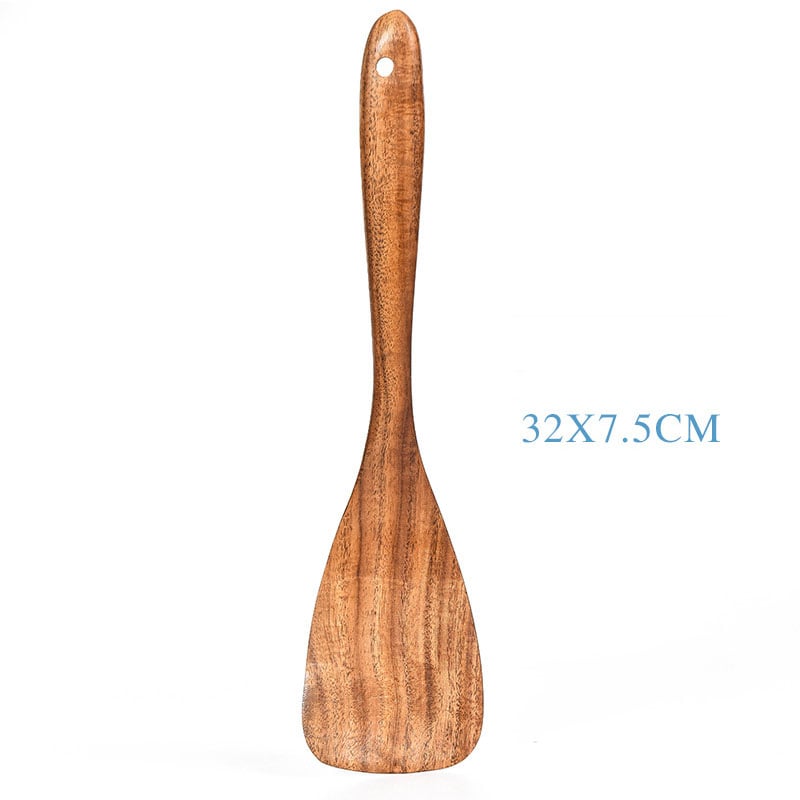 🔥LAST DAY 50% OFF🔥Eco-Friendly Teak Wood Kitchen Spoon Set