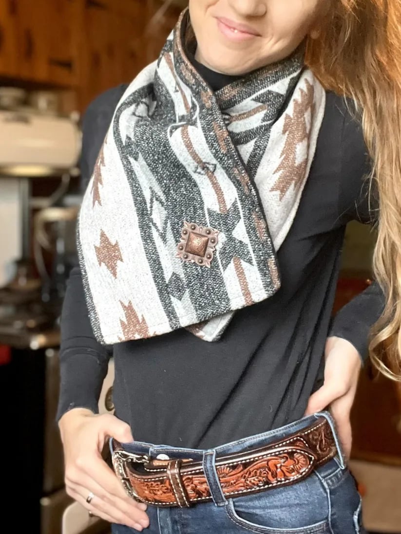 🎄TikTok Christmas Last Day Sale -70% OFF✨WESTERN COWBOY GREEN WARM NECK HOOD