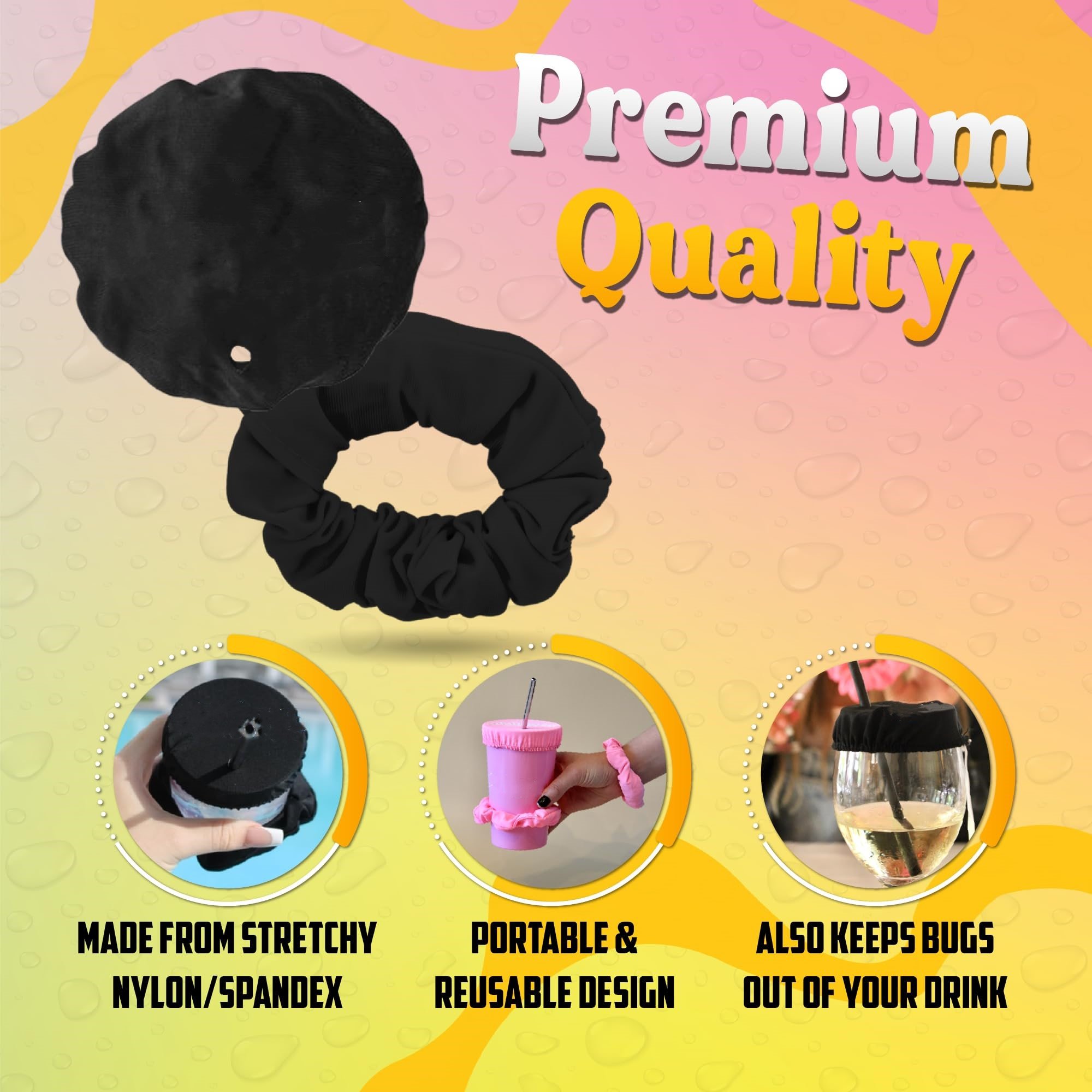 🔥🔥Buy 2 get 1 -Drink Cover Scrunchie🔥