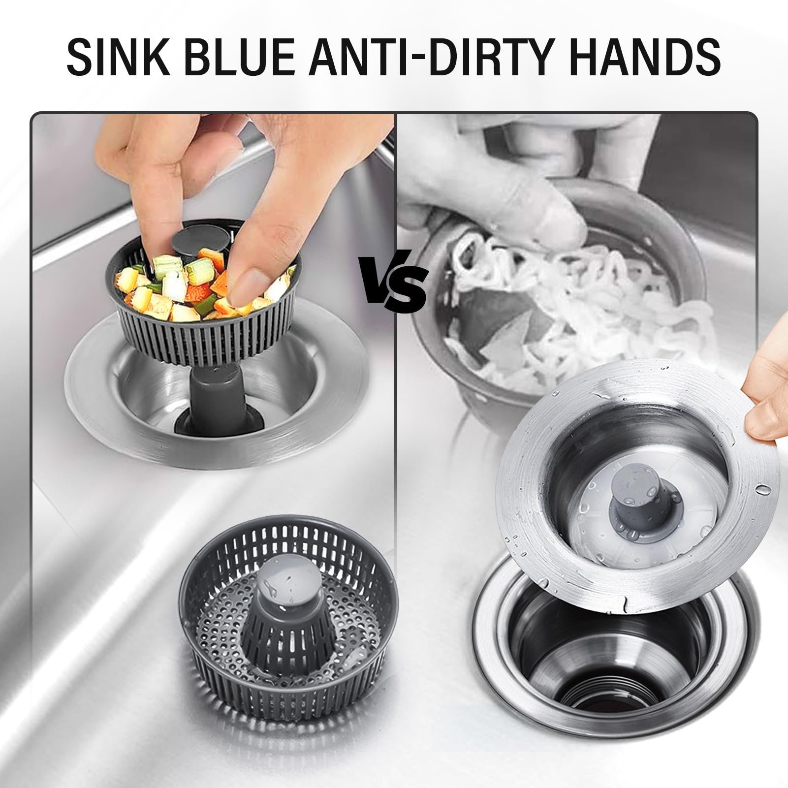 🔥Last Day Promotion 48% OFF-🎁-New Upgraded Sink Bounce Core Drain Strainer(Can not be rotated)