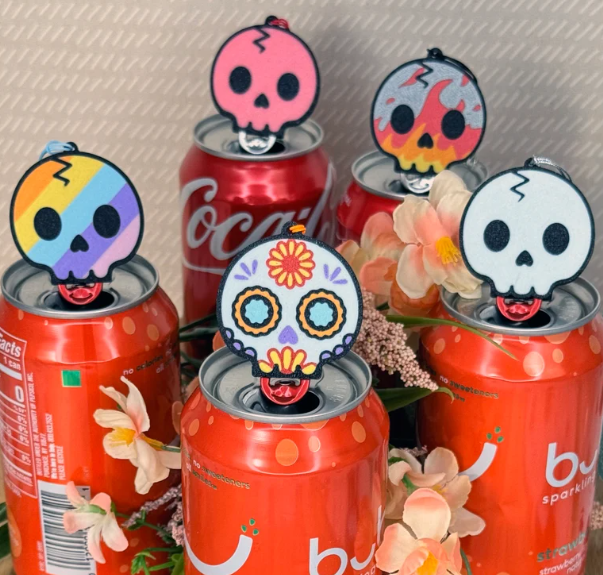 💀Early Halloween Sale 50% OFF💀Skull Soda Can Opener with Keychain