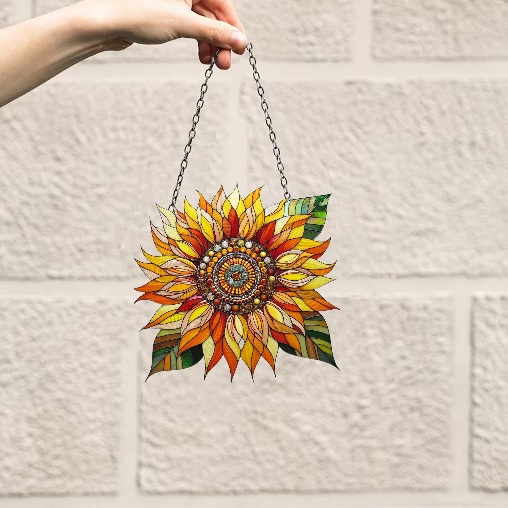 🔥Last Day 50% OFF🌈Sunflower Acrylic Window Hanging