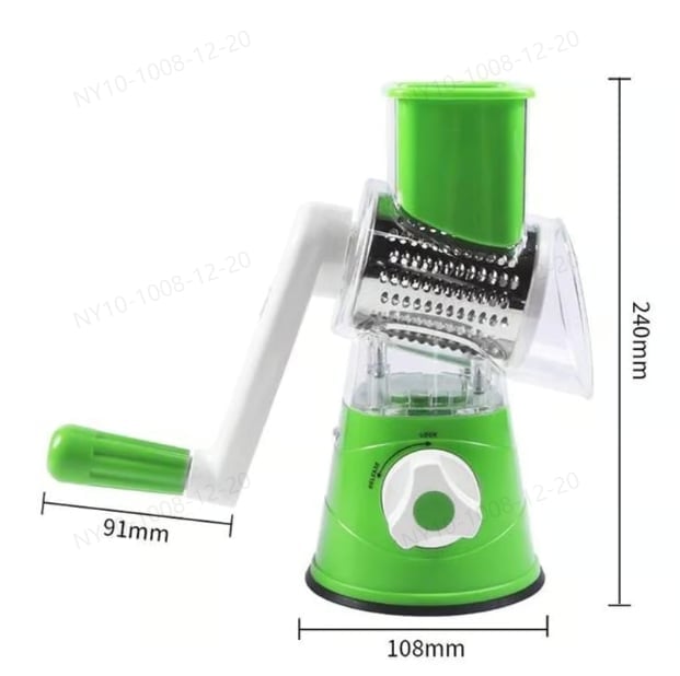 🔥3 in 1 Rotary Cheese Grater Vegetable Slicer