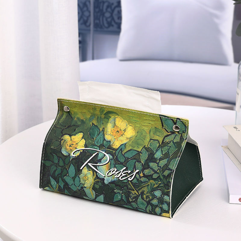 (🔥Last Day Promotion- SAVE 48% OFF)  Oil Painting Tissue Box - Buy 3 Get Free Shipping Now!