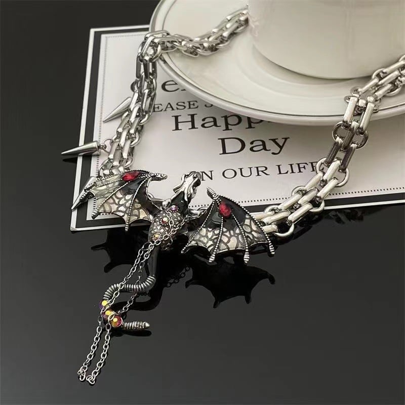 🔥Last Day Promotion 48% OFF-🎁-Imprisoned flying dragon necklace