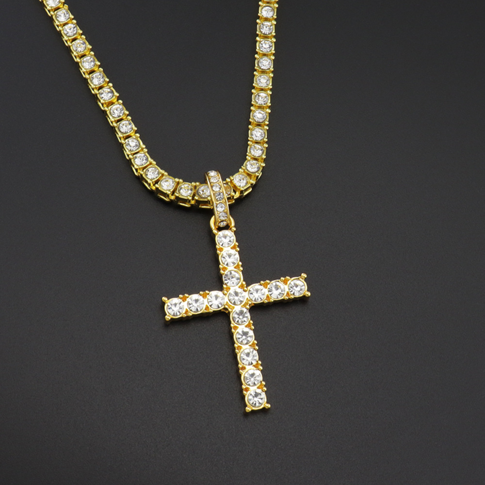 🔥Last Day Promotion - 50% OFF🎁Moissanite Cross Necklace for Men&Women