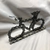 Upcycled Bike Chain 3D Bike Sculpture