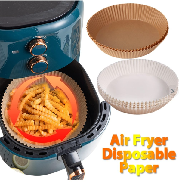 (Last Day Promotion - 48% OFF) Air Fryer Disposable Paper Liner(50 PCS), BUY 2 FREE SHIPPING